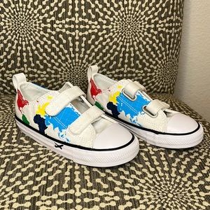 Toddler Converse World Map shoes